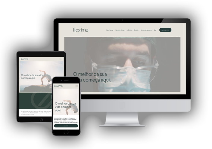 Ilustração site responsivo